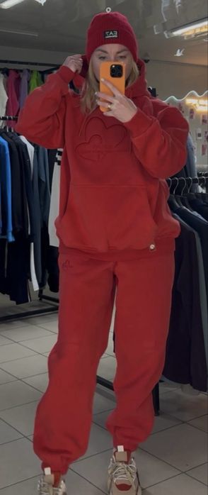 Жіночі костюми на флісі .Червоний та Синій . Розміри M–2XL