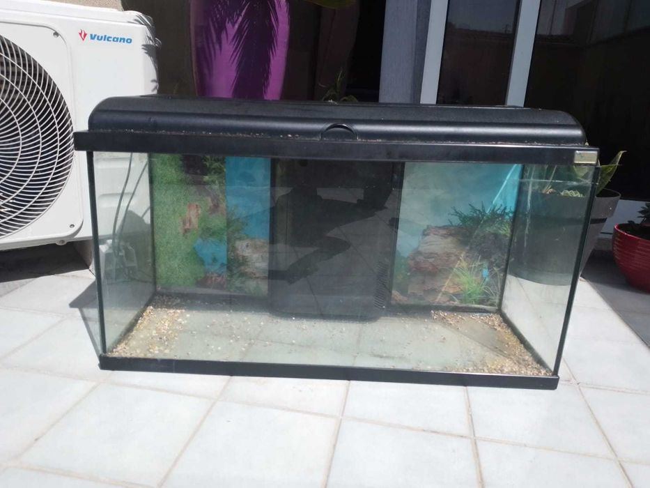 Aquário 170 litros c/iluminação Led  com todo  o equipamento