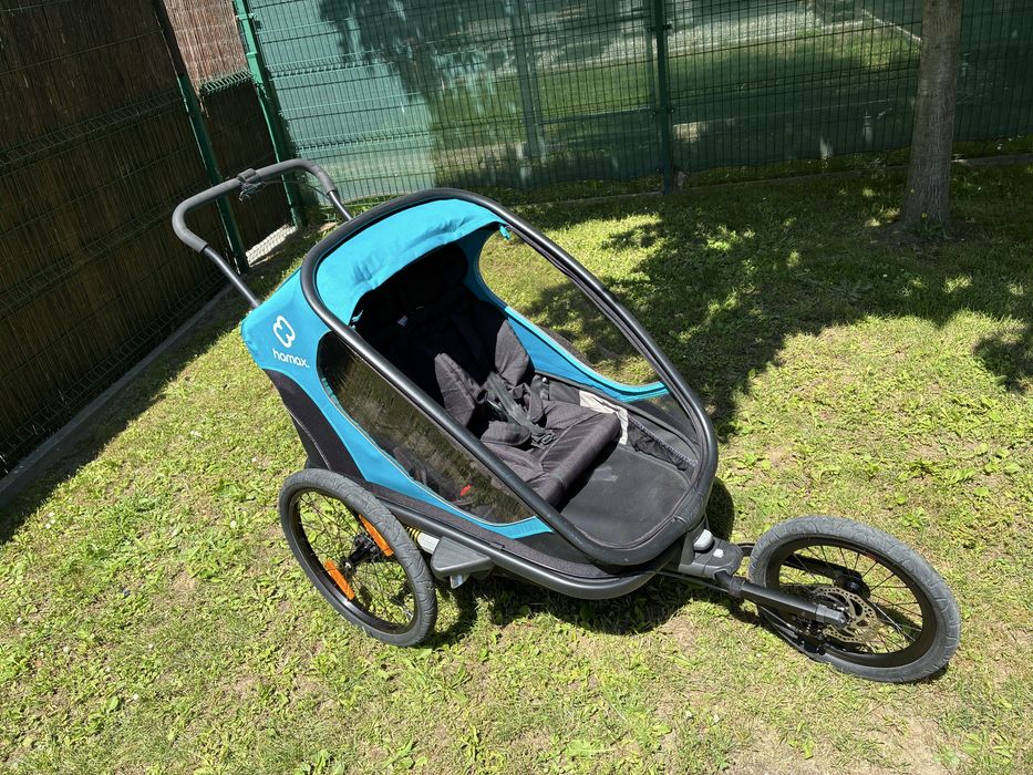 Przyczepka rowerowa wózek biegowy Hamax Pioneer Twin