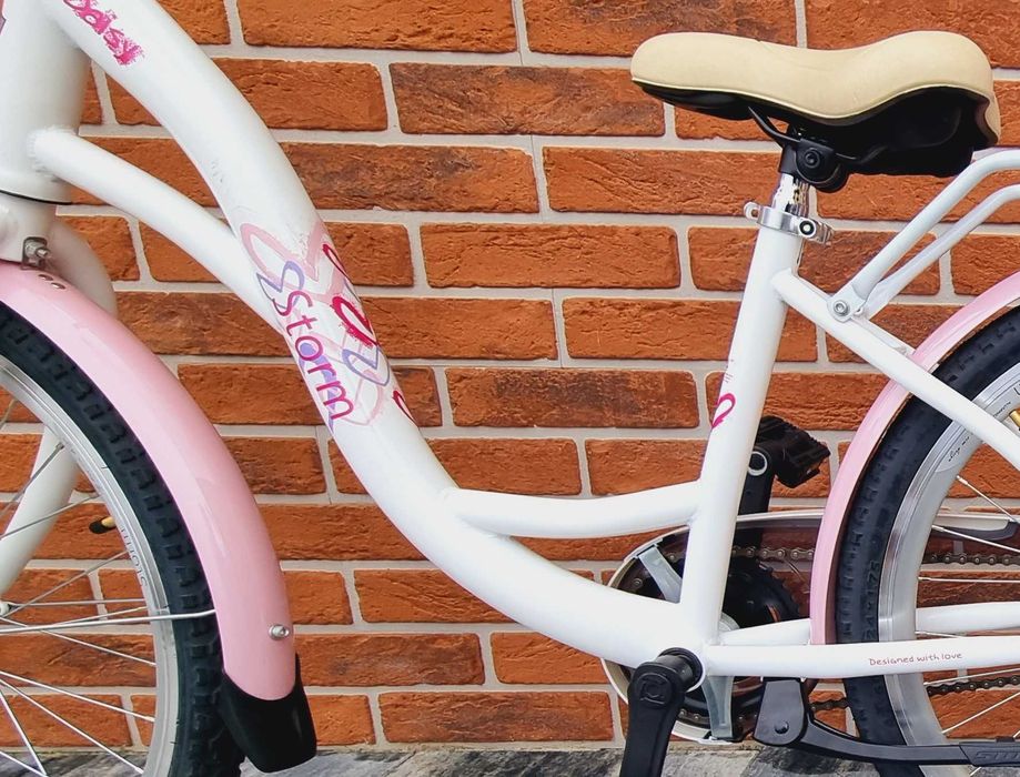 Storm Daisy na kołach 24”, lekkie, miejskie, bagażnik
