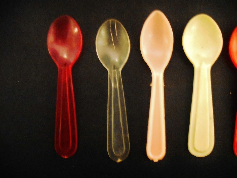 6 colheres antigas de gelados - Portuguesas