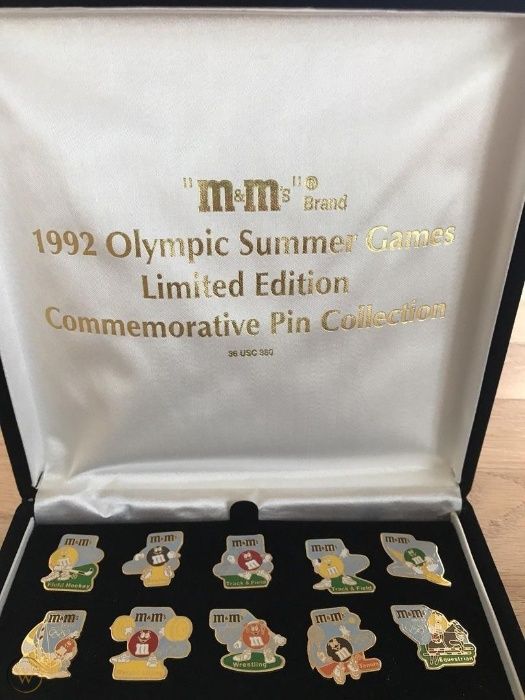 Colecção pins M&M's Jogos Olímpicos Barcelona'92