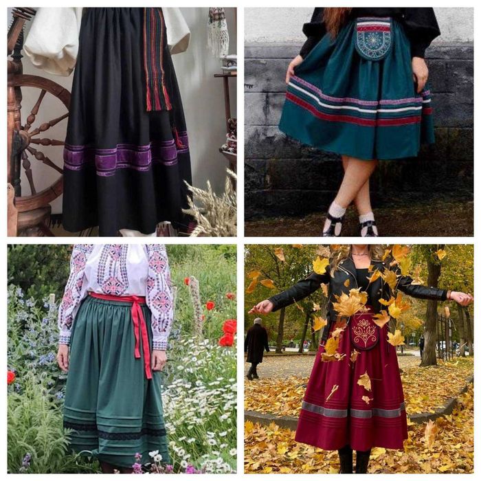 нові спідниці до вишиванок оверсайз 46-56рр