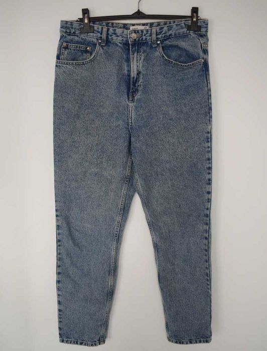 SinSay mom fit szerokie spodnie jeansy wysoki stan 42 XL