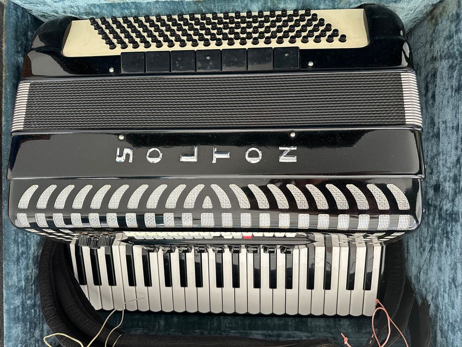 Solton Artist 2000 Musette MIDI Accordion, Complete64738394955010122