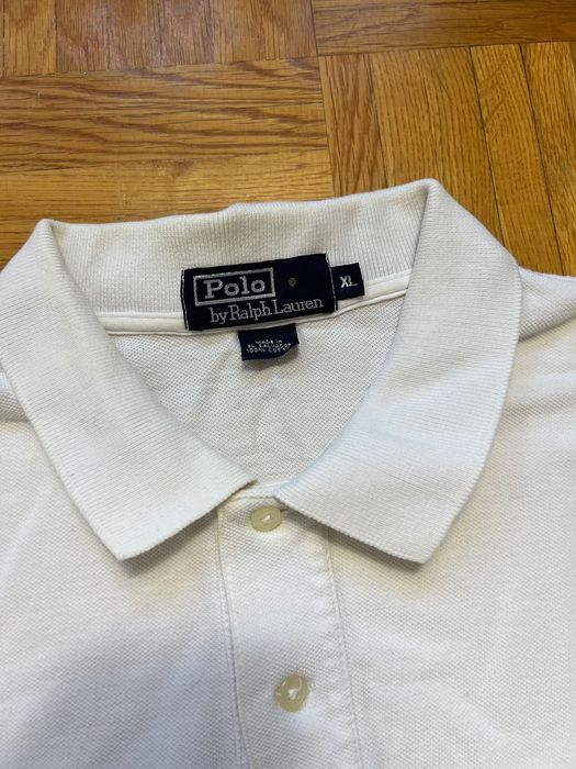 Longsleeve polo Ralph Lauren white logo
