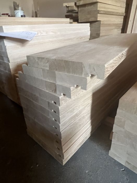 Schody stopnie trepy parapety blaty klejone