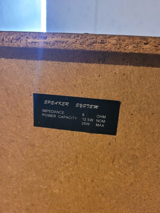 Głośniki kolumny 6ohm barówki drewno