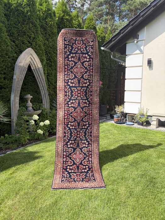 Dywan Perski Indo Bijar Ręcznie Tkany 100%wełna 265x70cm