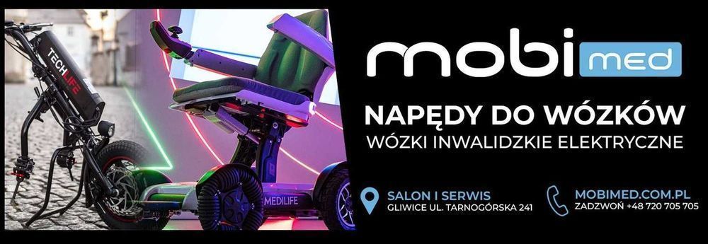 Techlife Napęd elektryczny Przystawka do wózka inwalidzkiego ZA DARMO