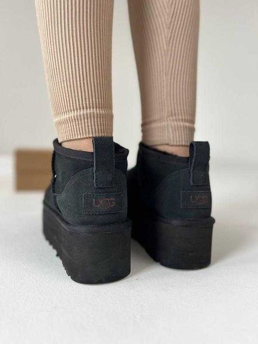 Угги/Угг/Уггі/Уги/Угі/UGG Australia Ultra Mini Platform 5 см Black