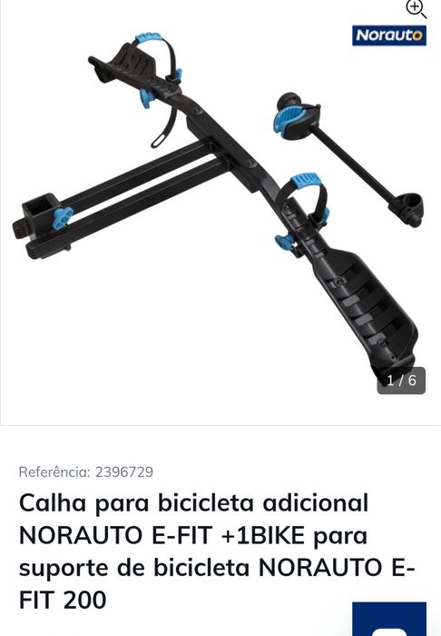 Calha adicional para trasnbike