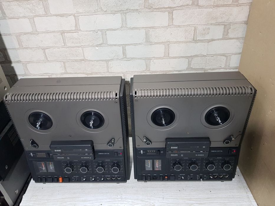 3 головий! Бобінний магнітофон/Бабиник Philips N 4504 б/у з Німеччини