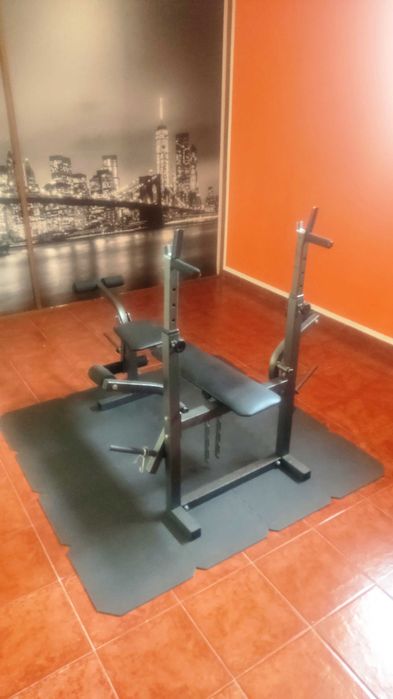 Banco de Supino + Pernas - monta já o teu ginásio em casa!