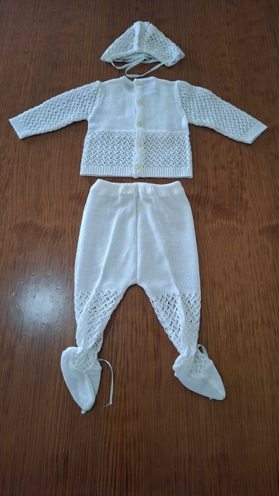 Conjunto Roupa de Bebê Bordado