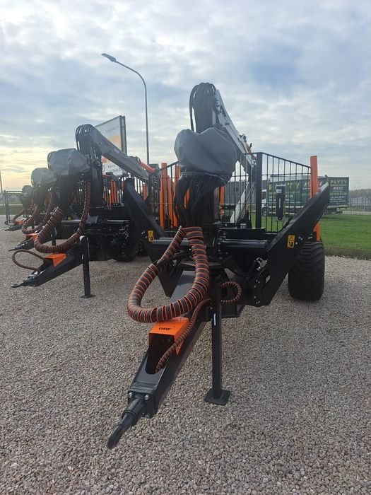 Przyczepa Leśna Zrywkowa BMF10T2 PRO720 z Żurawiem PROMOCJA