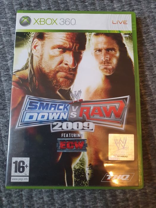 Rage i Smack down vs RAW 2009 xbox360