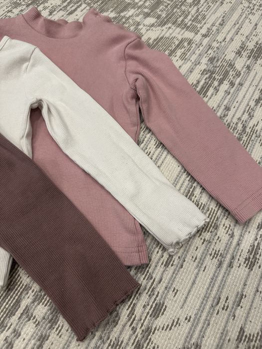 Лонгсліви кофти гольф 98 Next Zara набір на дівчинку