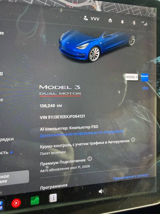 Продам Tesla model 3 2018 perfomanse полный привод