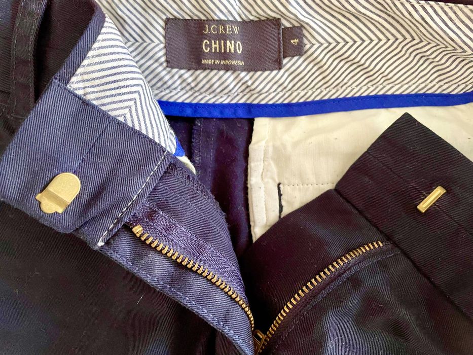Granatowe shorty chino J.Crew
