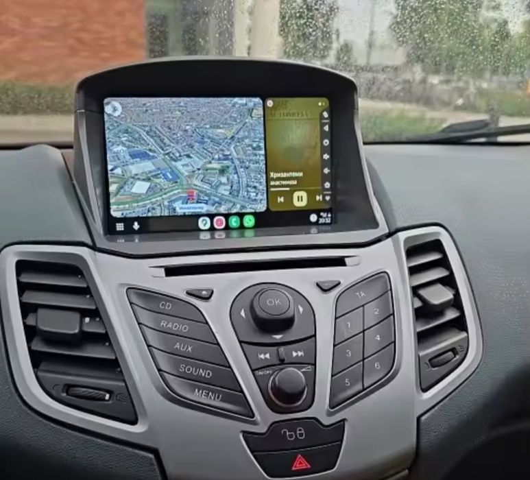 Rádio 2 DIN  Ford Fiesta (2008 a 2017) MK6 + 4+32GB + carplay