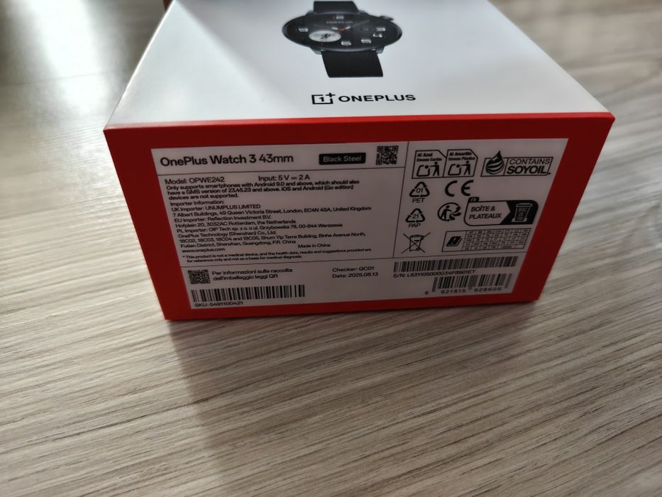 smartwatch one plus watch 3, odbiór osobisty