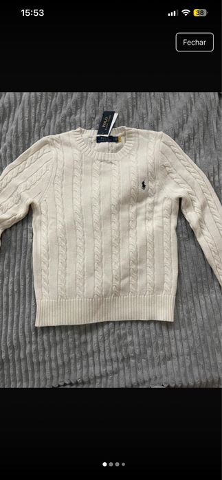 camisola Raulph lauren de malha originalTam:M