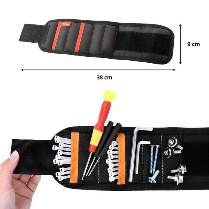 Pulseira Magnética de Pulso para Ferramentas