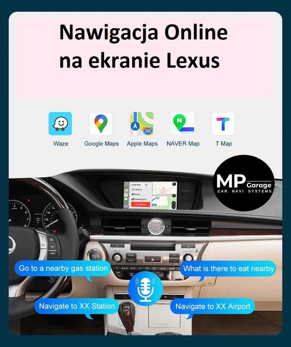 LEXUS NX RX GS ES IS Box Apple CarPlay AndroidAuto  Montaż Gwarancja