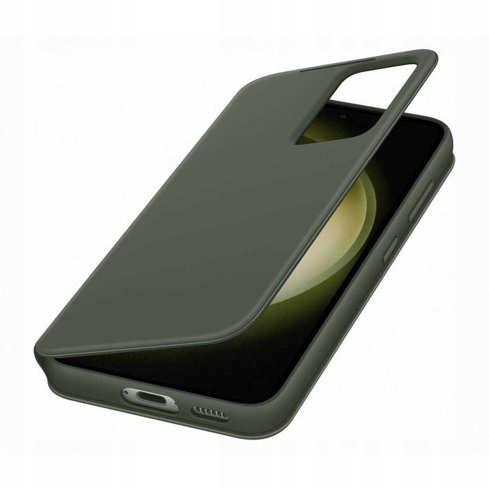etui Samsung Smart View Wallet Case  khaki / zielone do Galaxy S23