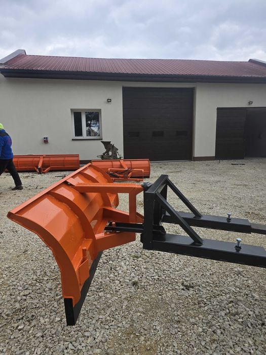 Pług śnieżny do wózka widłowego 1.5-3.0m spychacz gwarancja producenta