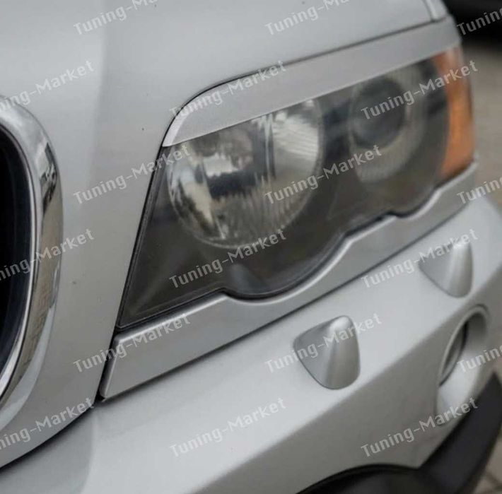 Реснички на фары BMW E36 E39 E53 E60 E90, Тюнинг накладки БМВ Е36 Е39 Е53 Е60 Е90