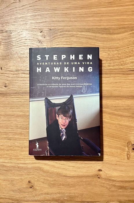 Livro "Stephen Hawking As Aventuras de uma Vida" de Kitty Ferguson