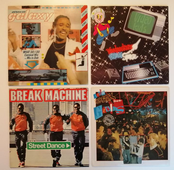 15 Maxi Singles de VINIL (45 RPM) - Anos 80