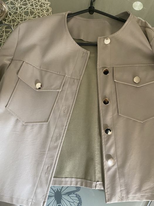 Куртка з еко шкіри