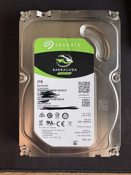 Seagate barracuda 2tb hdd