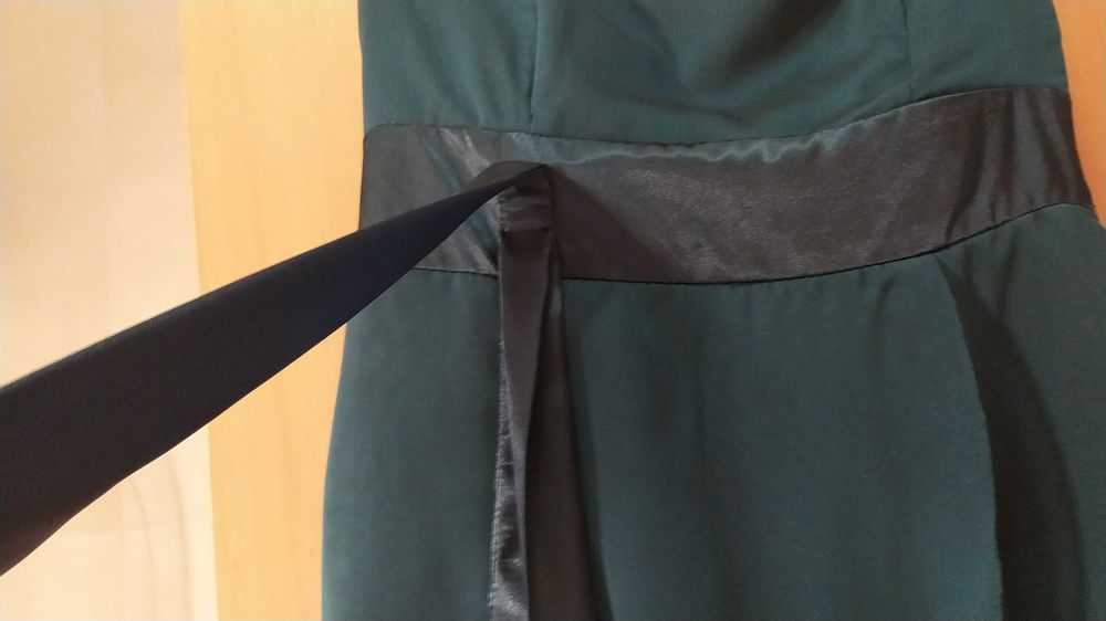 Vestido de festa verde