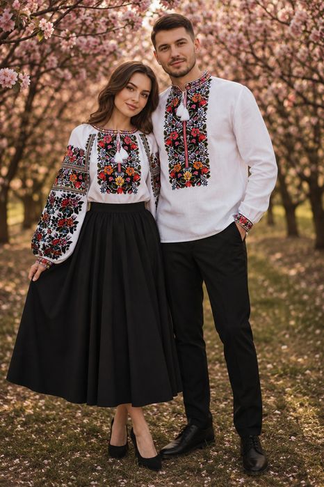 Жіноча вишиванка"Борщівська квітуча"