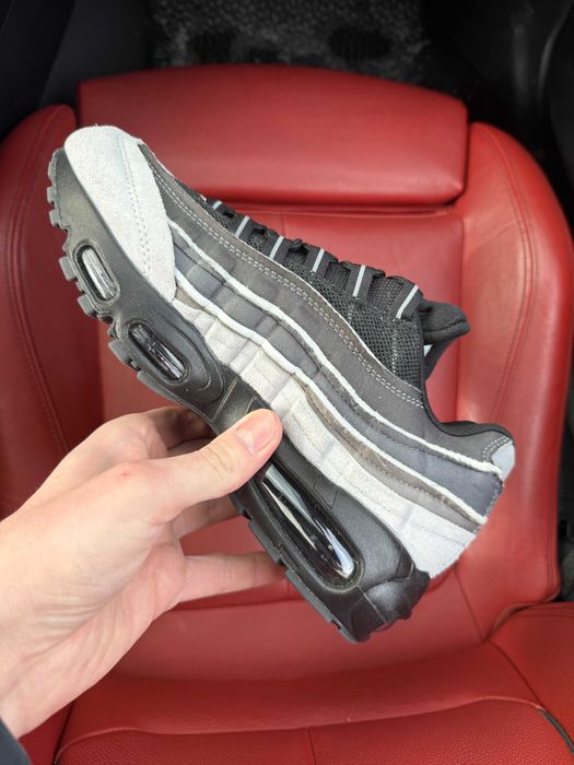 (ОПЛАТА ПІСЛЯ ОГЛЯДУ)Nike Air Max 95 x CDG Grey Найк Аір Макс 95