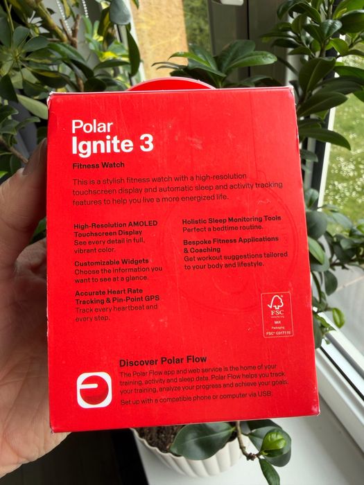 Zegarek Polar Ignite 3 szaro-złoty S-L TOMI-TECH