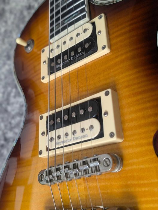 ESP LTD EC-1000 Deluxe - Amber Sunburst