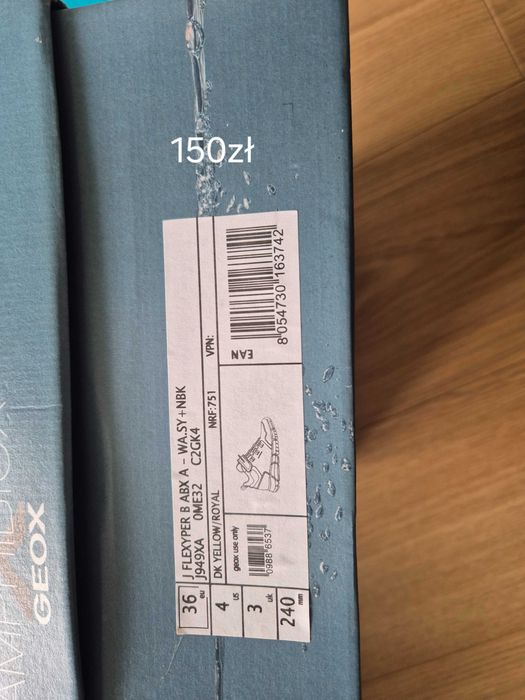 Geox r.36 trzewiki chłopięce