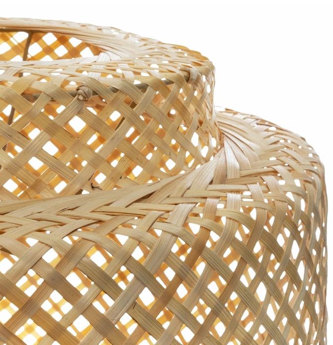 Candeeiro de teto em bambu