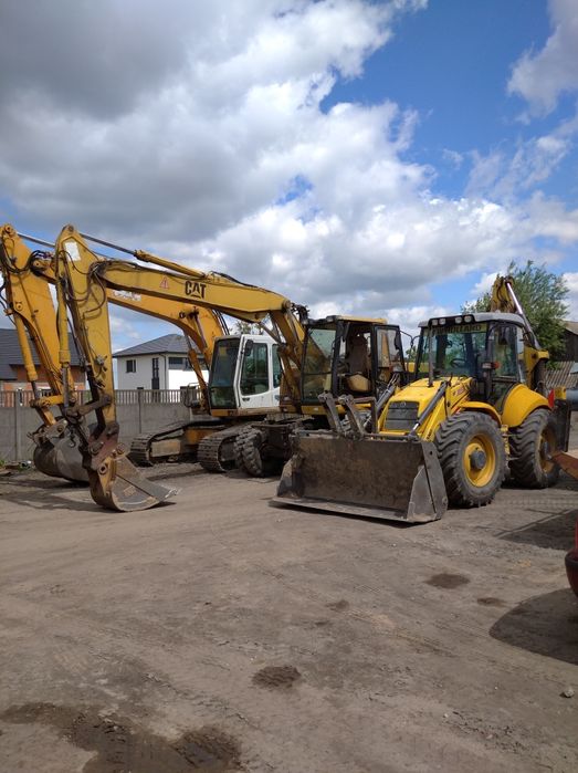 Roboty ziemne,koparki.Skierniewice.