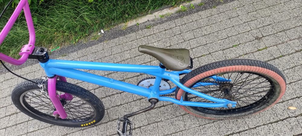 Bmx różowo niebieski