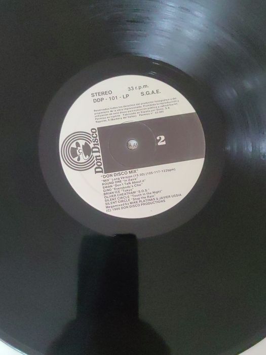 Don DiscoMix, zmiksowany album winylowy Italo disco