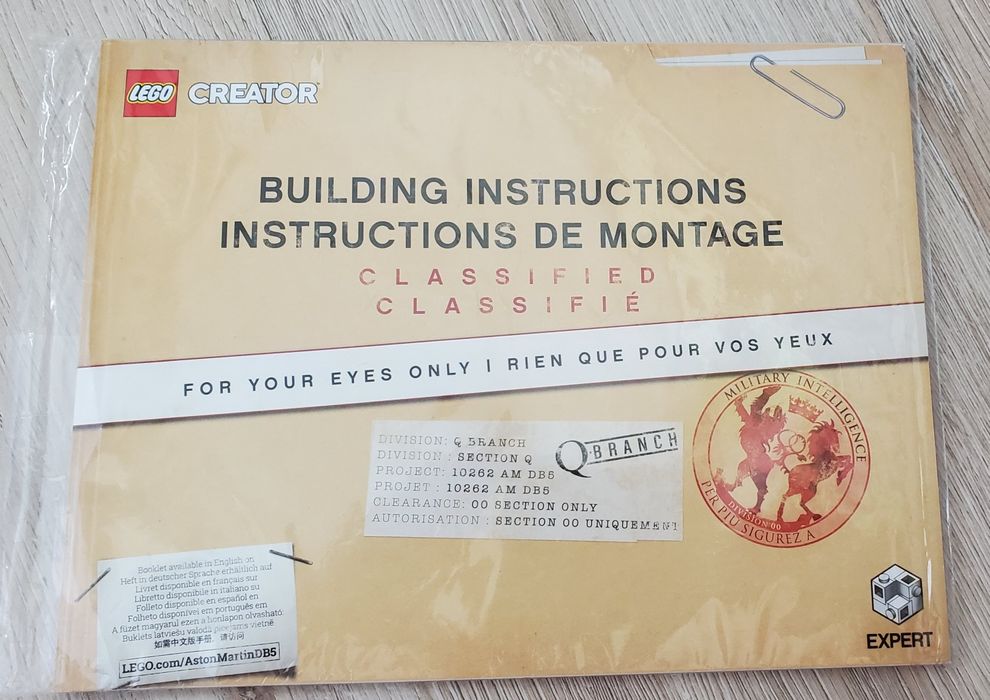 Lego Creator Expert James Bond Aston Martin DB5 10262