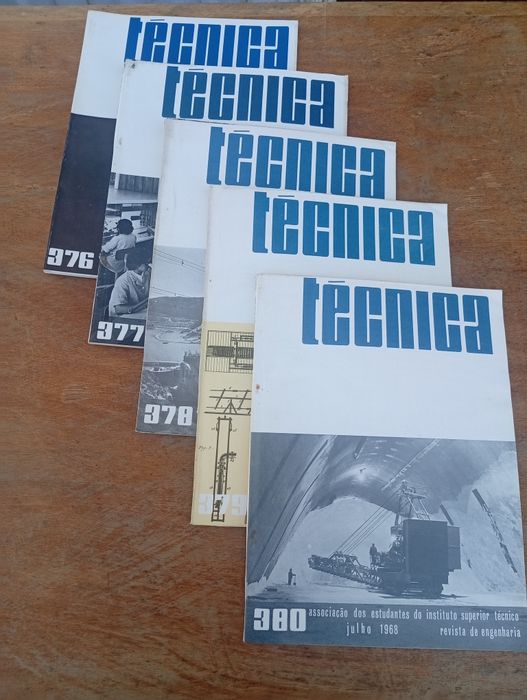 Lote de Revistas "Técnica" (Anos 60) – Instituto Superior Técnico (IST)