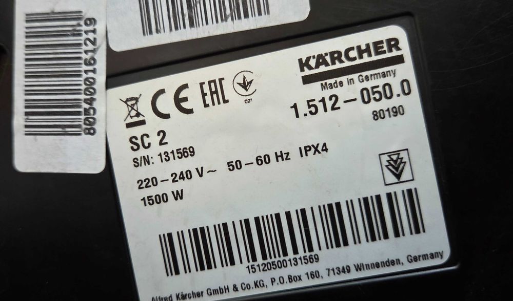 Parownica Karcher SC 3 1.512- 1500W