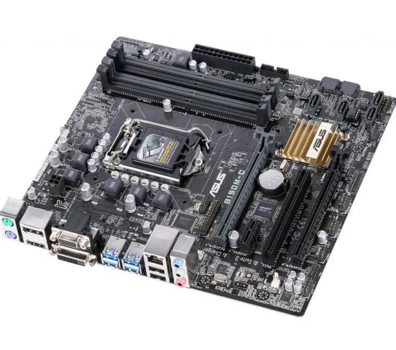 Материнська плата Asus B150M-C s1151 / 4*DDR4 / mATX / Б/В ГУРТ